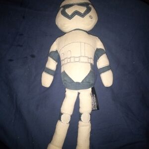 White and Blue Plush Toy